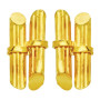 Boucles d'Oreilles Fagot Canne or