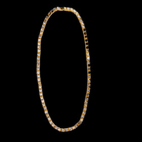 Collier cubain strass
