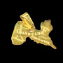 Pendentif acier carte île Guadeloupe