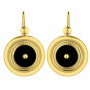 Boucles d'Oreilles ONYX 2 GRIFFES SABLAISE