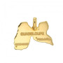 Pendentif Guadeloupe Or
