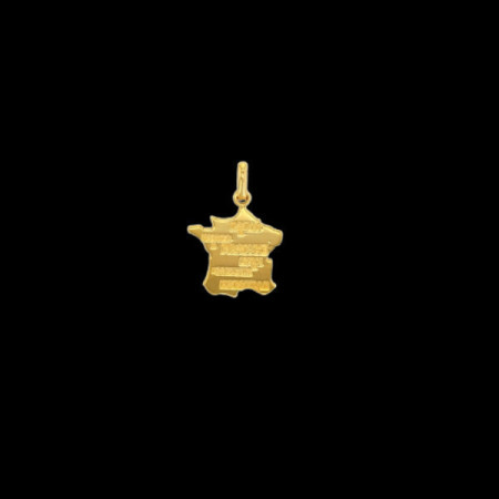 Pendentif Or Carte de la France