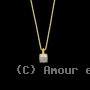 Collier orné oxyde de zirconium