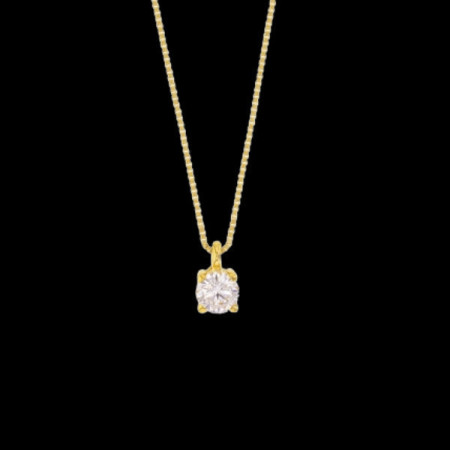 Collier orné oxyde de zirconium