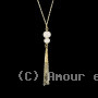 Collier deux perles de culture