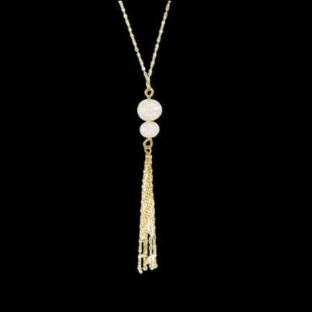 Collier deux perles de culture