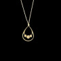Collier double goutte d'eau