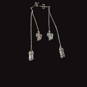 Boucles d'oreilles Fagot Canne et Carte Guyane