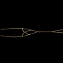 Bracelet Main Or 18 Carats Jaune Clair Grenat
