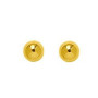 Boucle d'oreille Or 9 Carats Boule 5mm