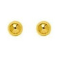 Boucle d'oreille Or 9 Carats Boule 3mm