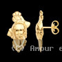 Boucles d'oreilles puce Madras