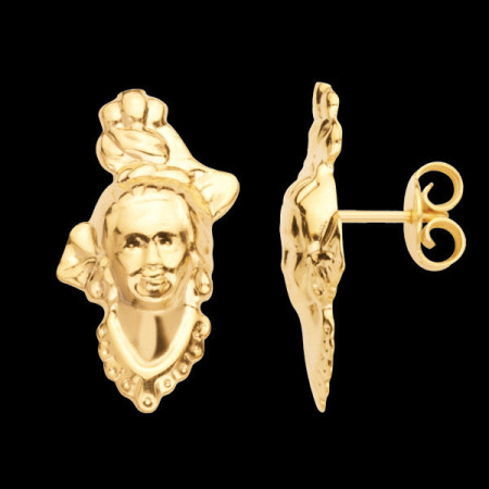 Boucles d'oreilles puce Madras