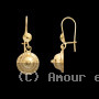 Boucles d'oreilles Pendant chou