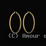 Boucles d'Oreilles Créoles Acier