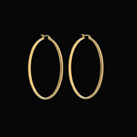 Boucles d'Oreilles Créoles Acier
