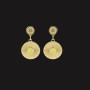 Boucles d'Oreilles Acier pierres
