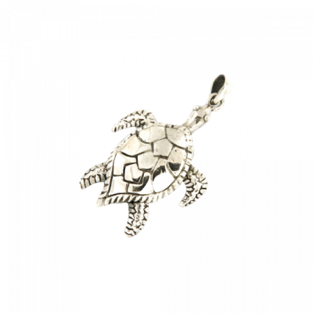 Pendentif Argent Tortue de Mer