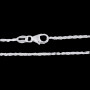 Chaine Argent Maille Corde