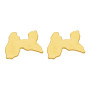 Boucles d'oreilles clous Carte Guadeloupe