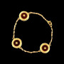 Bracelet Plaqué Or Cornaline