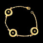 Bracelet Plaqué Or Onyx