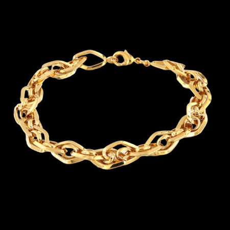 Bracelet Plaqué Or Créole