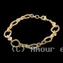 Bracelet Plaqué Or Créoles