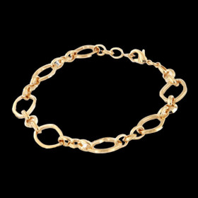 Bracelet Plaqué Or Créoles