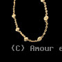 Collier Boule Plaqué Or