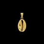 Pendentif coquillage Cauri en Or