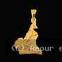 Pendentif Carte CAMEROUN Plaqué Or