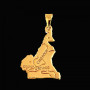 Pendentif Carte CAMEROUN Plaqué Or