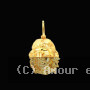 Pendentif Jésus Plaqué Or