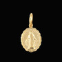 Pendentif Miraculeuse Plaqué Or