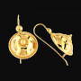 Boucles d'oreilles Créoles Tété Antillaise