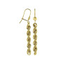 Boucle D'Oreille Or 18 Carats Forçat Corde