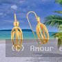 Boucles d'oreilles Créoles Nœud Forçat