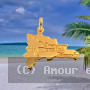 Pendentif Dominicain Plaqué Or