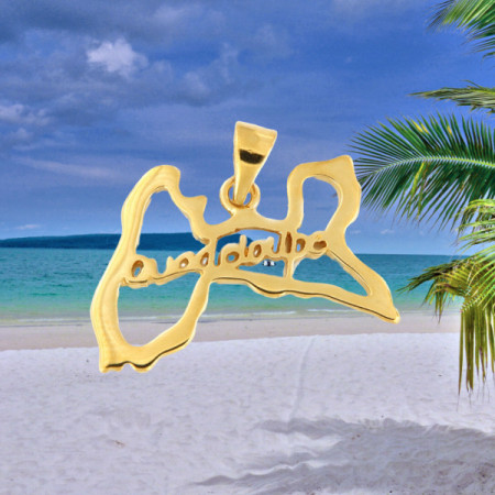Pendentif Ajouré Cartes Plaqué or