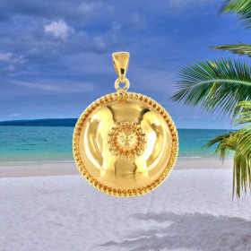 Pendentif Plaqué Or Tété créole