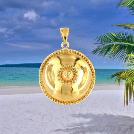 Pendentif Plaqué Or Tété créole