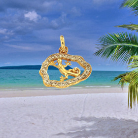 Pendentif Zirco ÎLE DE LA RÉUNION