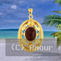 Pendentif Cornaline ajouré