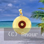 Pendentif Tété Cornaline Plaqué Or