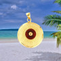 Pendentif Tété Cornaline Plaqué Or
