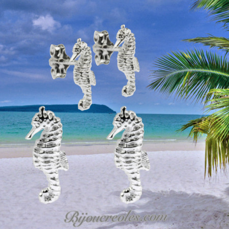Boucles d'oreilles Hippocampe