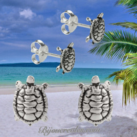 Boucles d'oreilles Tortue