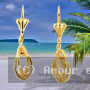Boucles d'oreilles Plaqué Or Forcat
