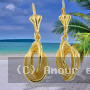 Boucles d'oreilles Plaqué Or Forcat GM